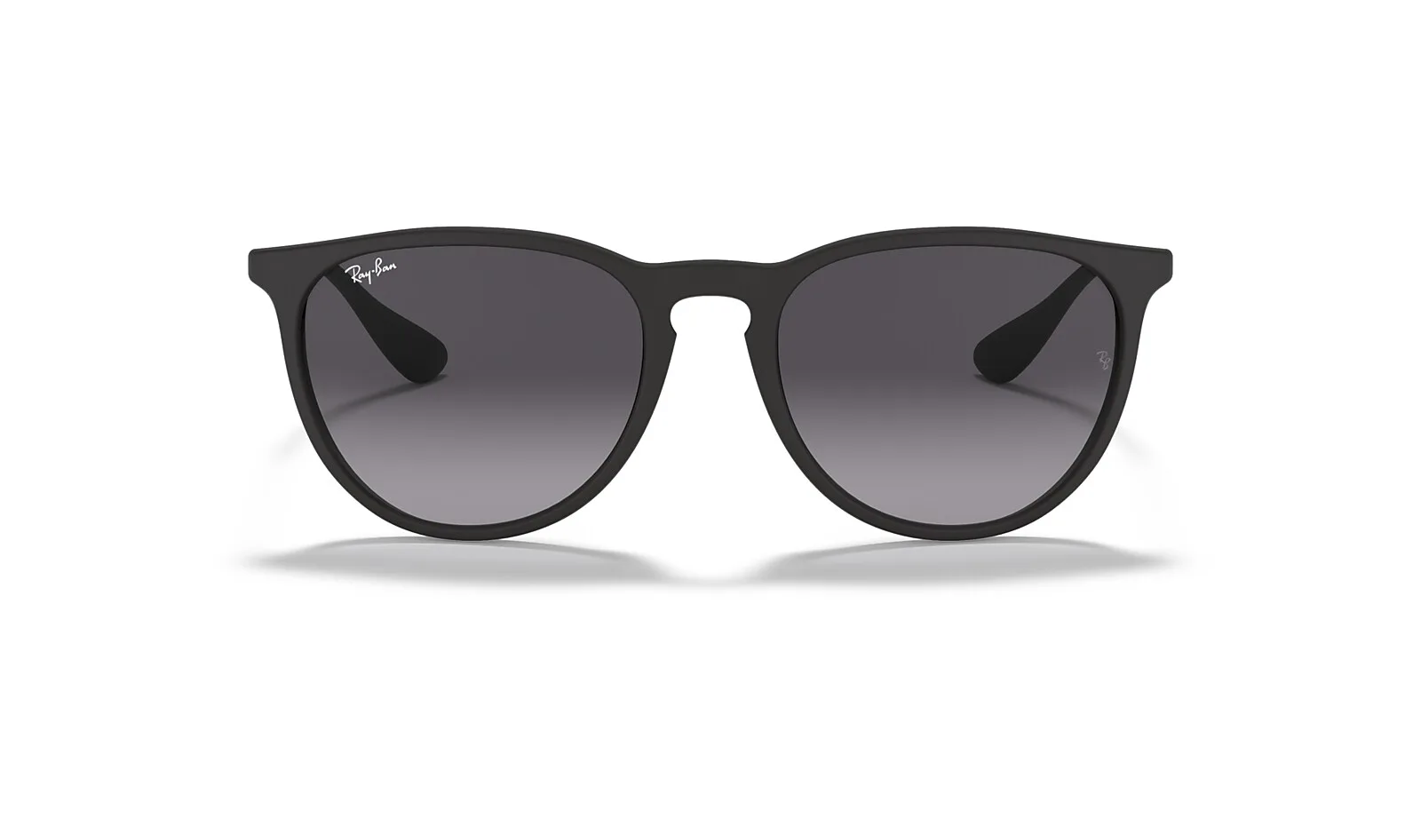 Ray-Ban Erika RB4171 negro con lente gris degradé, de frente